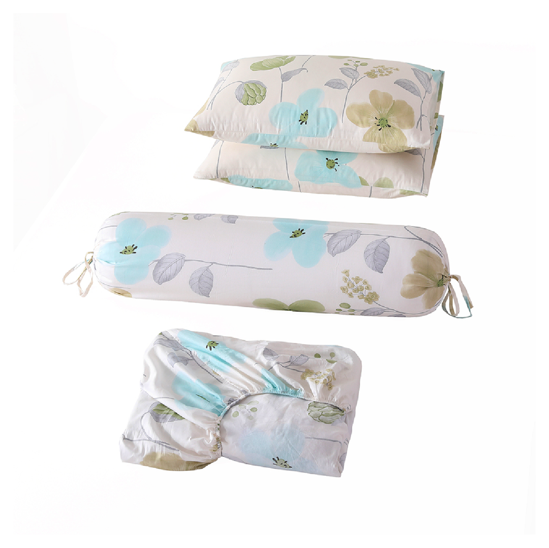 Contempo Sylvia 100% Cotton Fitted Sheet Set