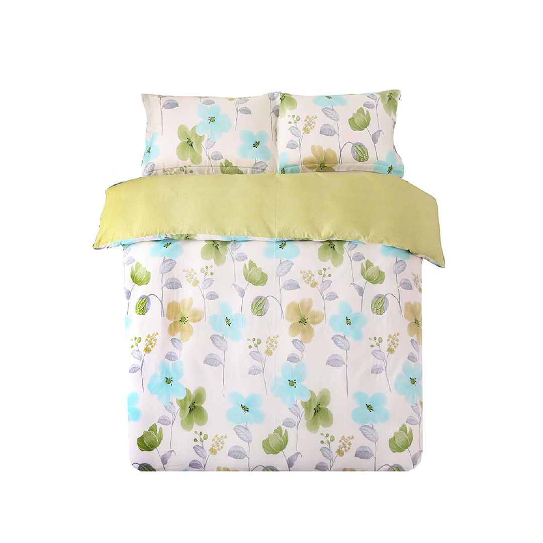 Contempo Sylvia 100% Cotton Quilt Cover Set