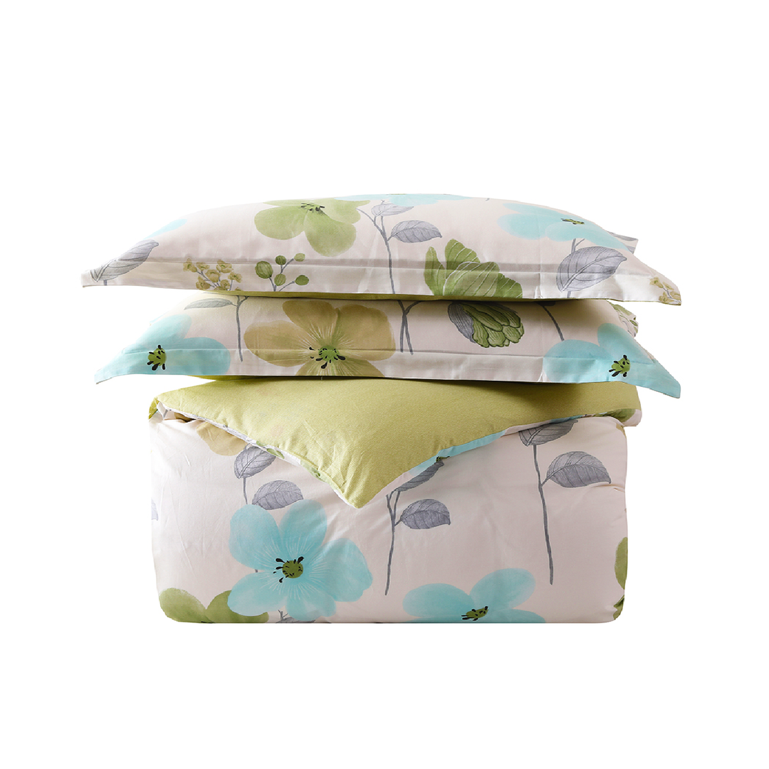 Contempo Sylvia 100% Cotton Quilt Cover Set