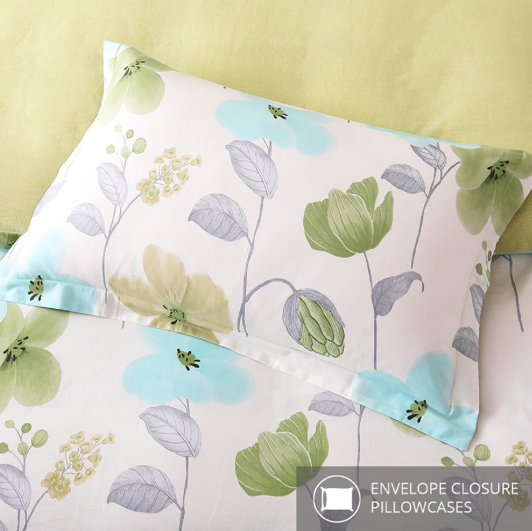 Contempo Sylvia 100% Cotton Quilt Cover Set