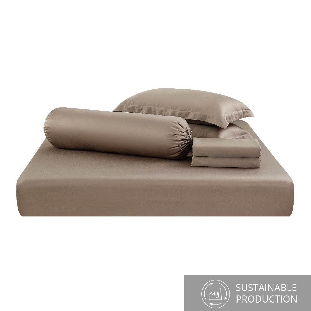 COOLING TENCEL™ Solid Colour 1200 Thread Count 5pcs Set - Aussino Malaysia