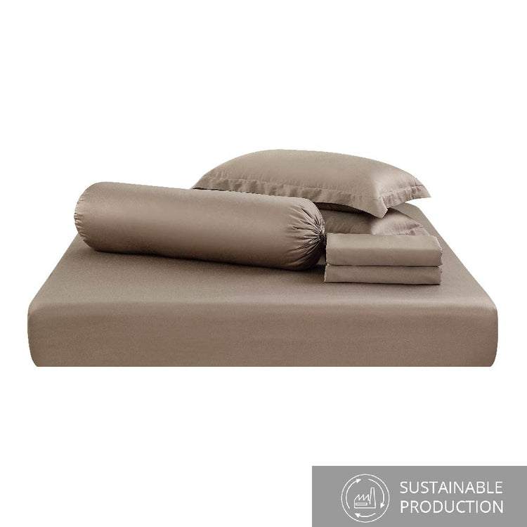 COOLING TENCEL™ Solid Colour 1200 Thread Count 5pcs Set - Aussino Malaysia