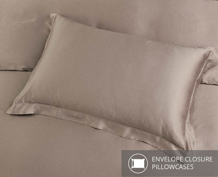 COOLING TENCEL™ Solid Colour 1200 Thread Count 5pcs Set - Aussino Malaysia