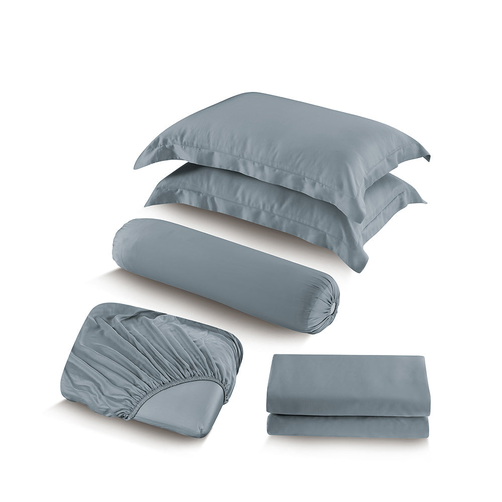 Aussino TENCEL™ Solid Colour 1200 Thread Count Pure Luxury 5pcs Set - Aussino Malaysia