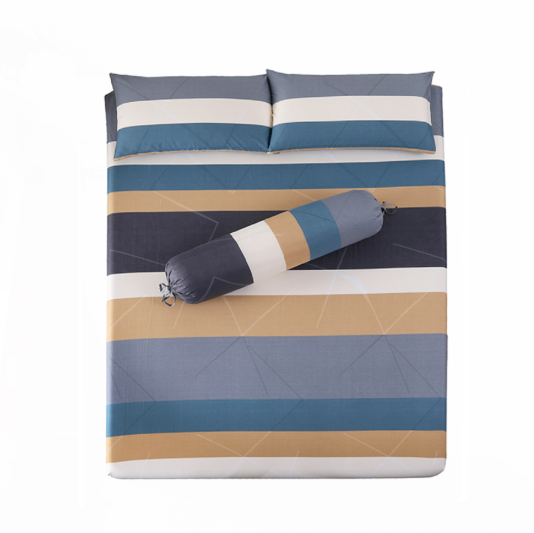 Inspire Terris 100% Cotton Fitted Sheet Set