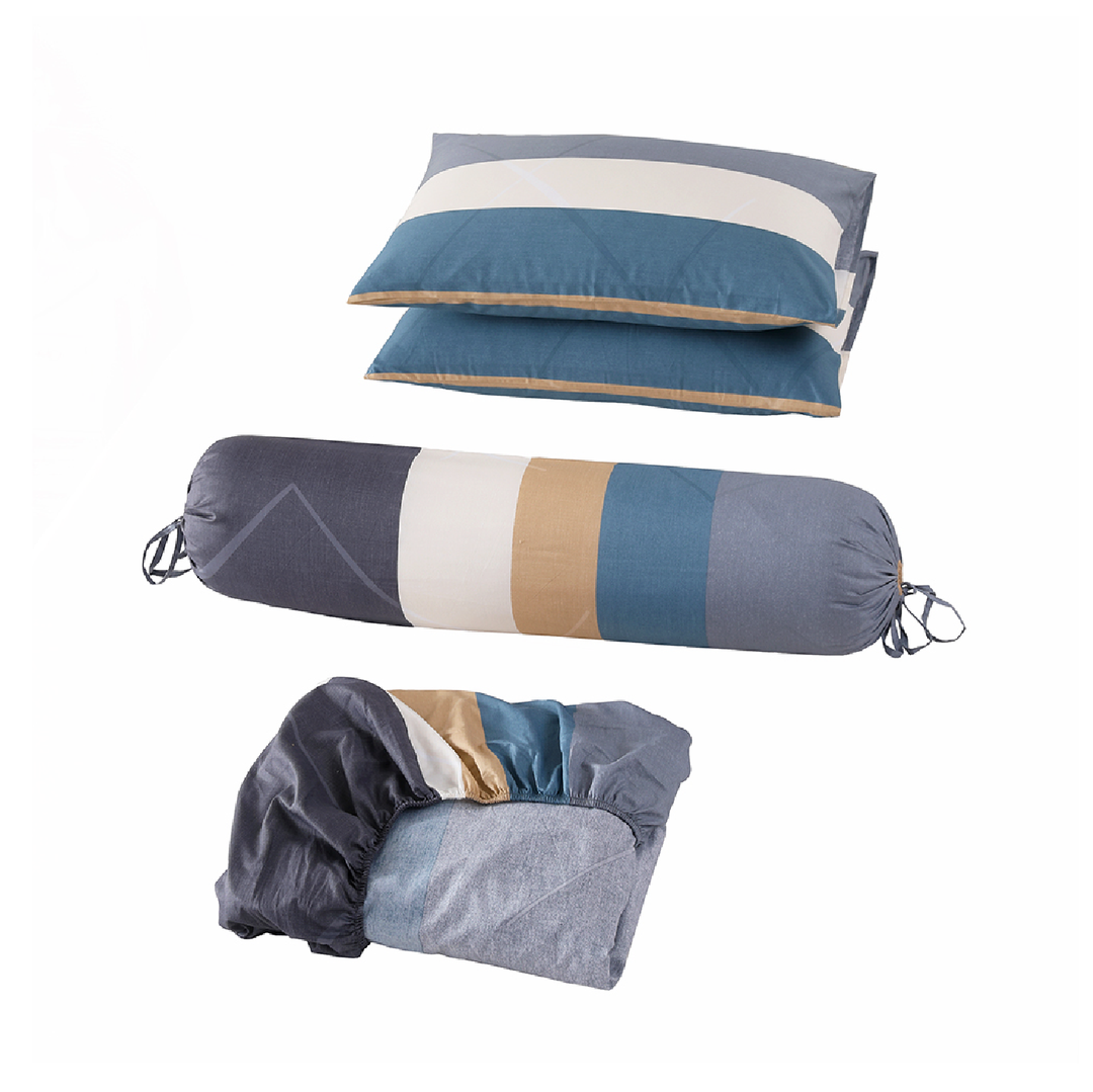 Inspire Terris 100% Cotton Fitted Sheet Set