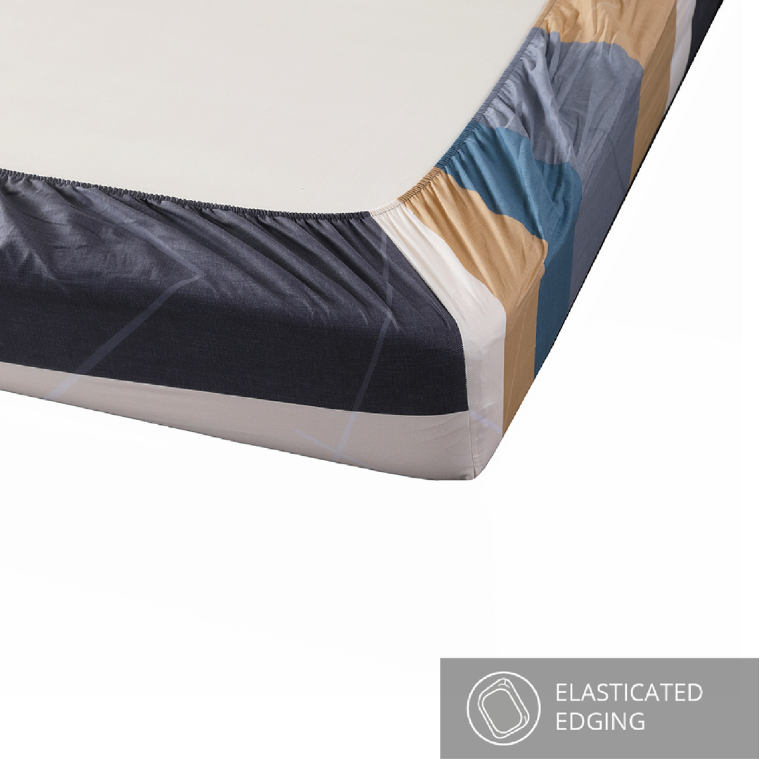 Inspire Terris 100% Cotton Fitted Sheet Set