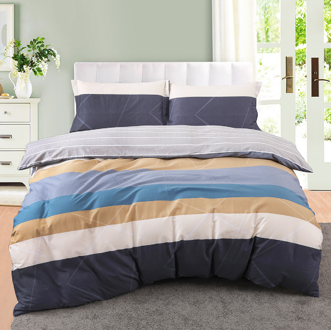 Inspire Terris 100% Cotton Quilt Cover Set