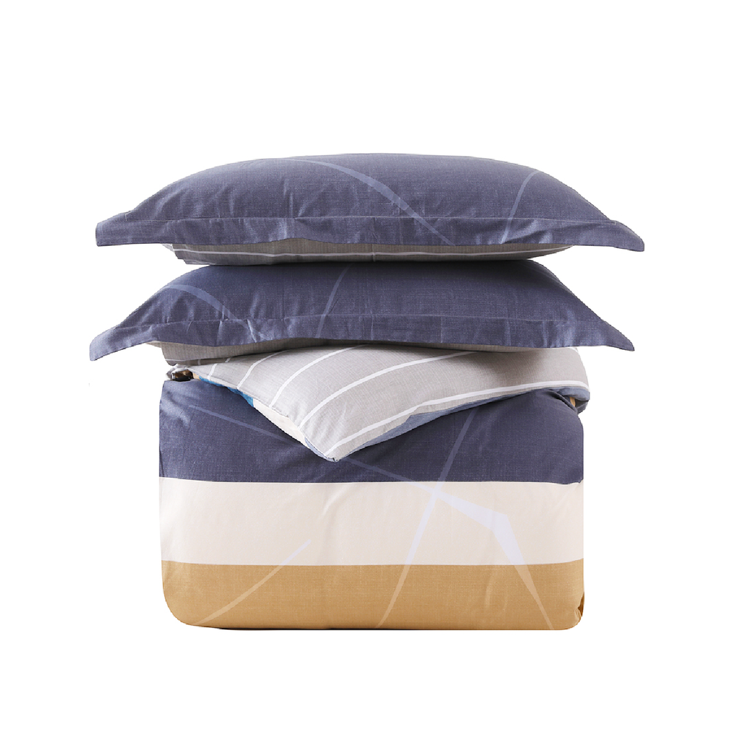 Inspire Terris 100% Cotton Quilt Cover Set