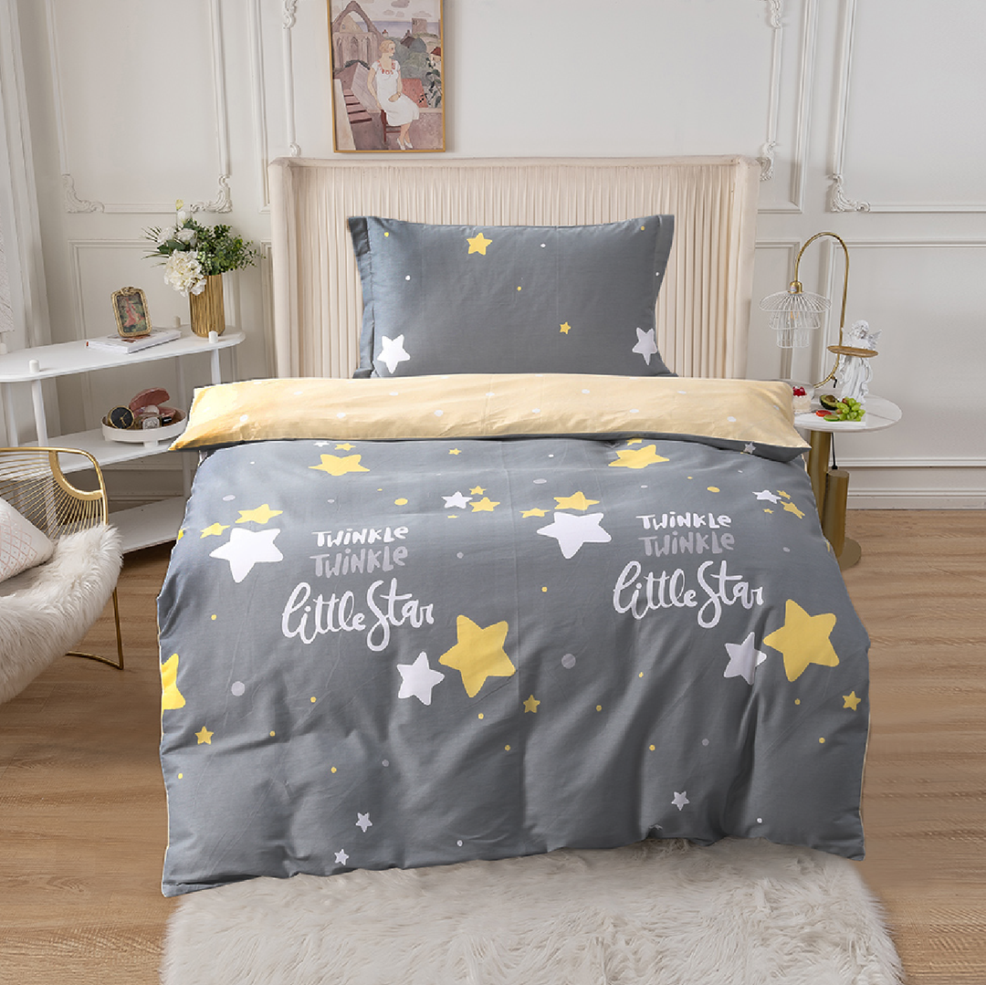 Aussino Kids Twinkle 100% Cotton Quilt Cover Set