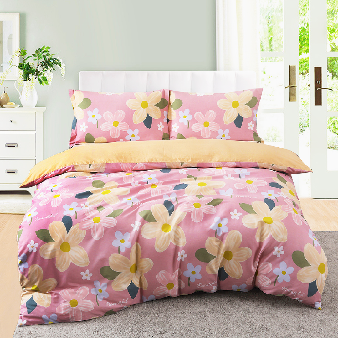 Inspire Yonah 100% Cotton Quilt Cover Set