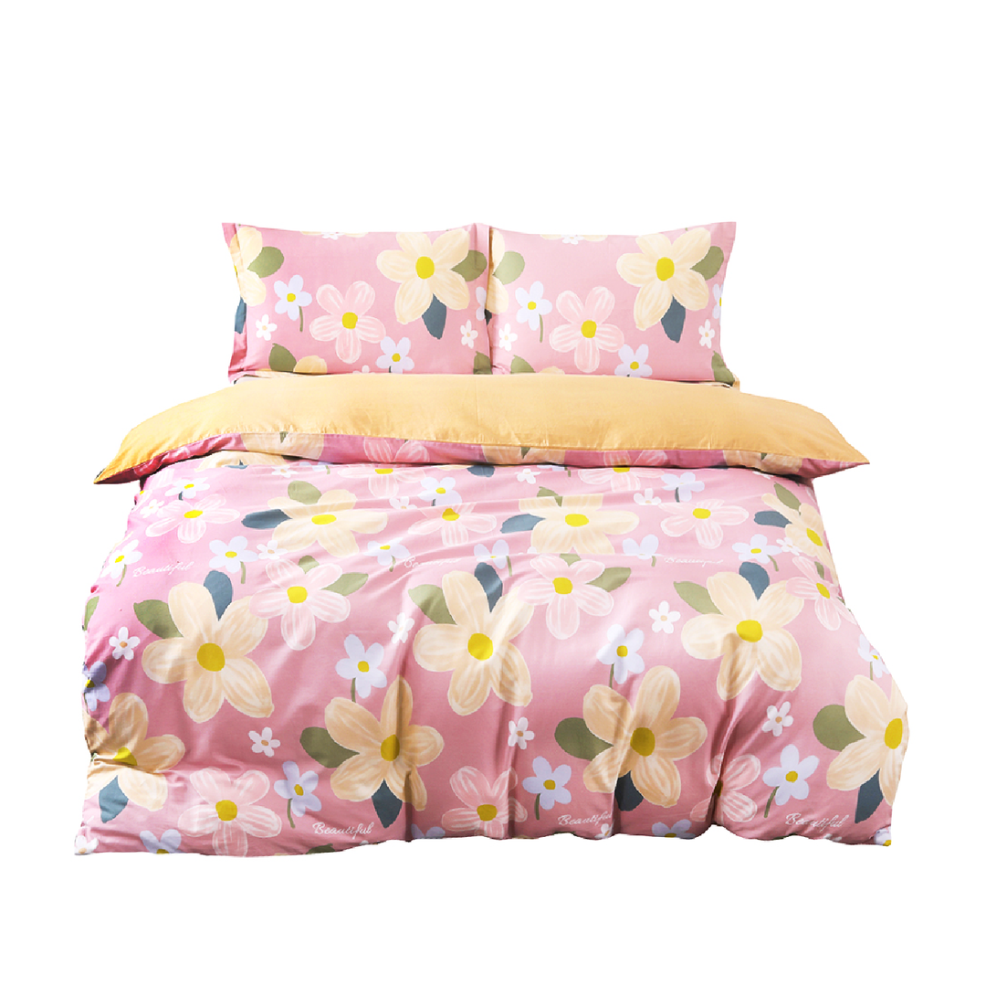 Inspire Yonah 100% Cotton Quilt Cover Set