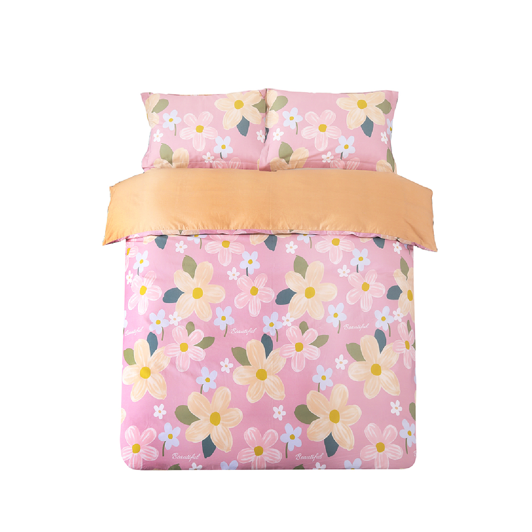 Inspire Yonah 100% Cotton Quilt Cover Set
