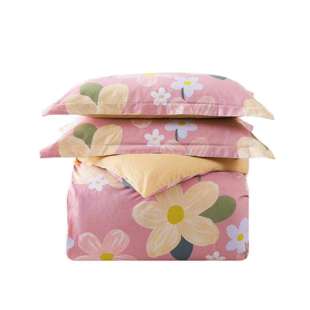 Inspire Yonah 100% Cotton Quilt Cover Set