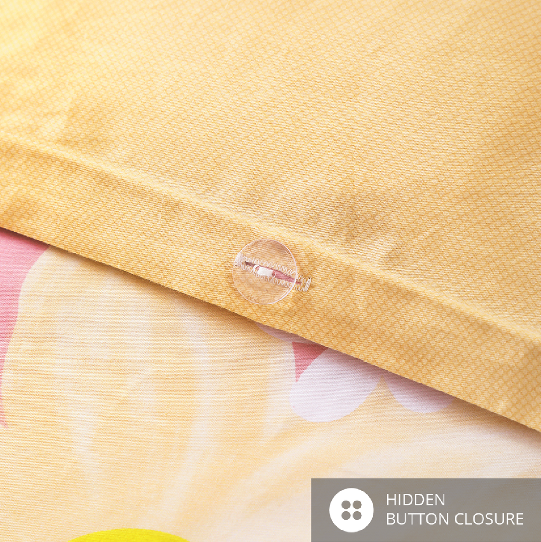 Inspire Yonah 100% Cotton Quilt Cover Set