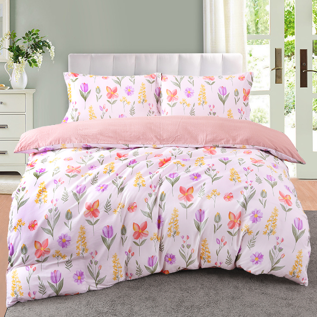 Contempo Yuliana 100% Cotton Quilt Cover Set