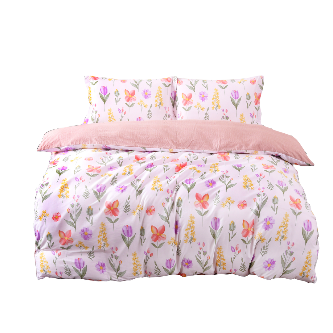 Contempo Yuliana 100% Cotton Quilt Cover Set