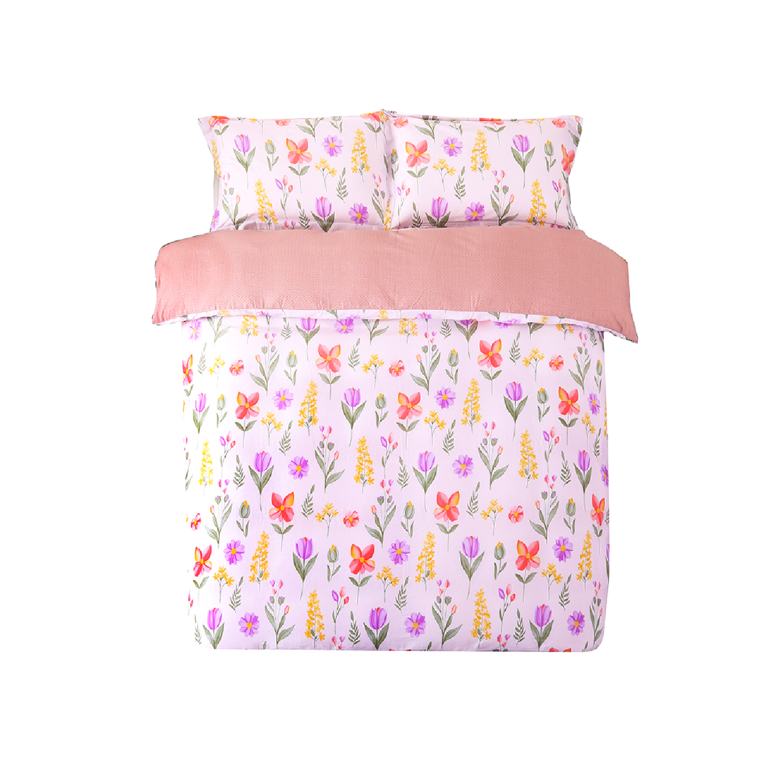 Contempo Yuliana 100% Cotton Quilt Cover Set