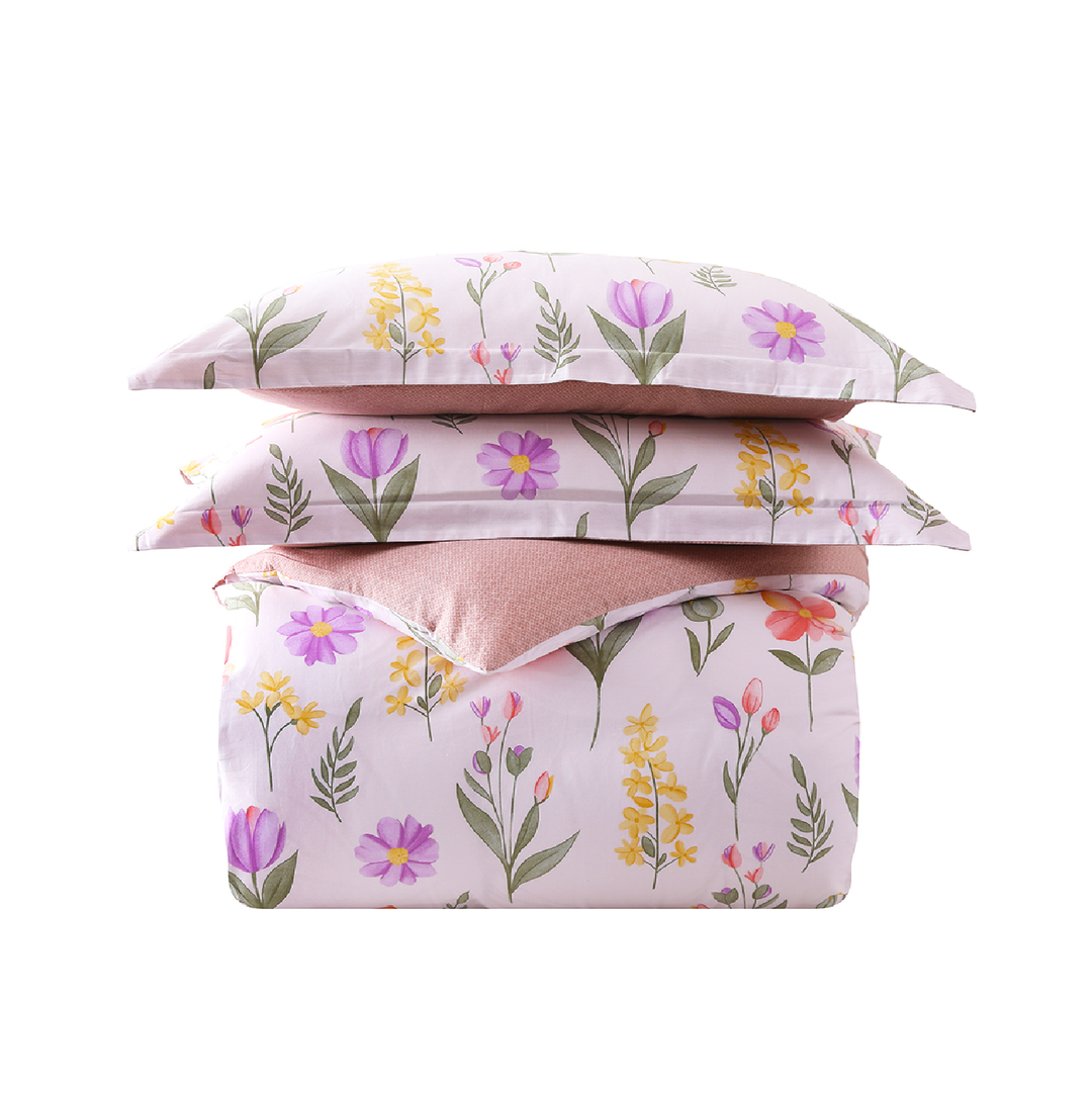 Contempo Yuliana 100% Cotton Quilt Cover Set