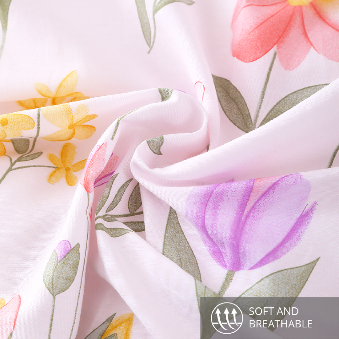 Contempo Yuliana 100% Cotton Quilt Cover Set