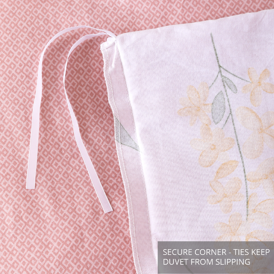 Contempo Yuliana 100% Cotton Quilt Cover Set