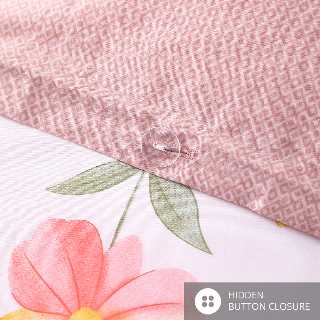 Contempo Yuliana 100% Cotton Quilt Cover Set