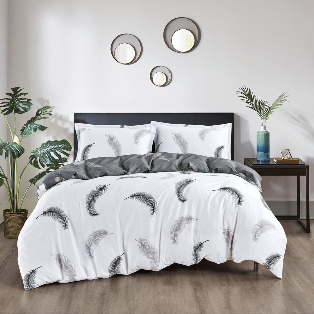 Loft Zepher 100% Cotton Quilt Cover Set - Aussino Malaysia