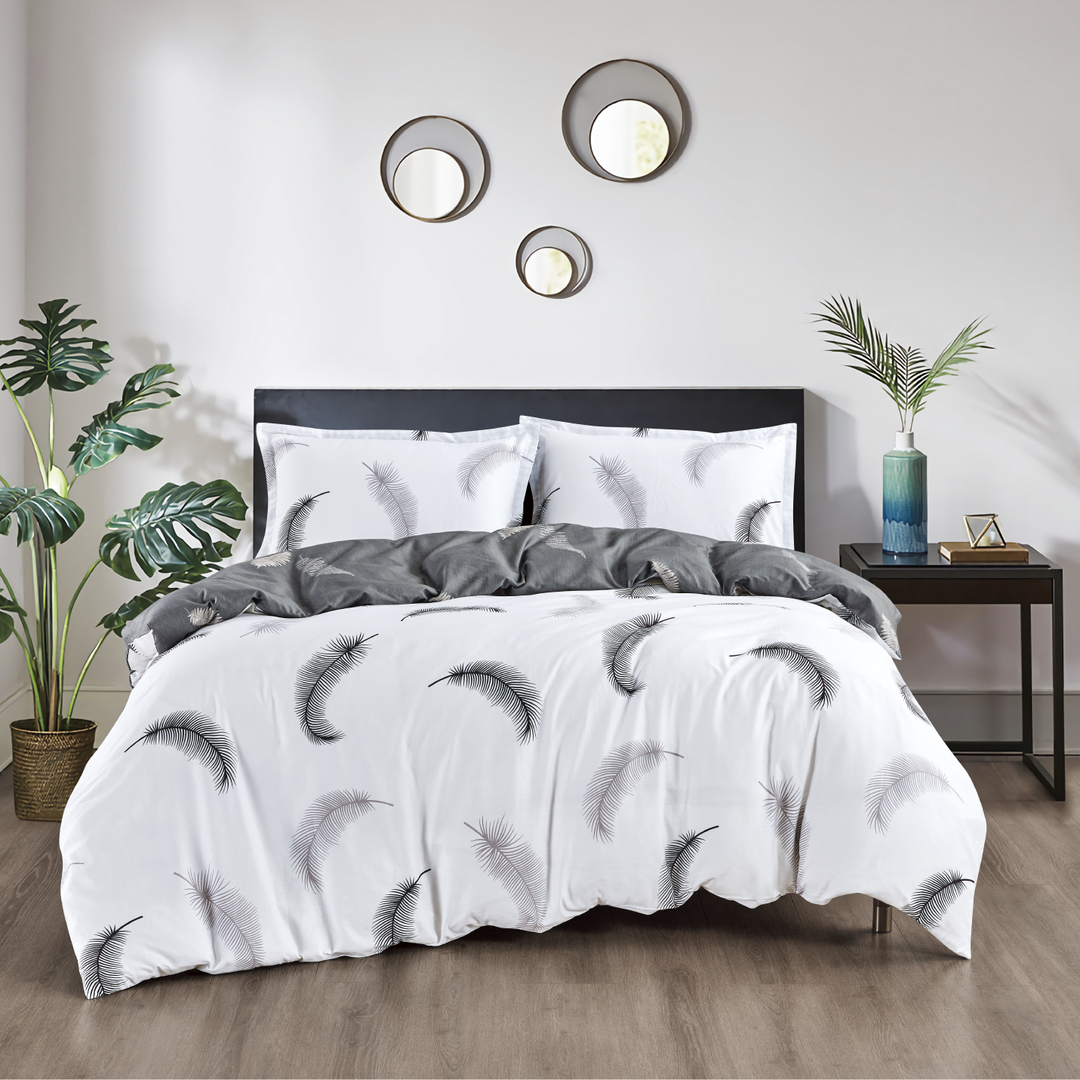 Loft Zepher 100% Cotton Quilt Cover Set - Aussino Malaysia