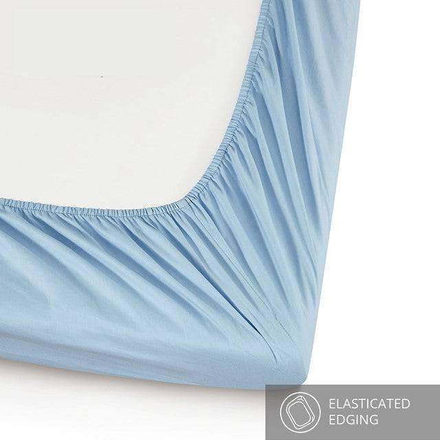 Plain Dye Solid Colored Fitted Sheet Sets - Aussino Malaysia