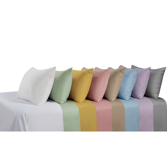 Plain Dye Solid Colored Fitted Sheet Sets - Aussino Malaysia