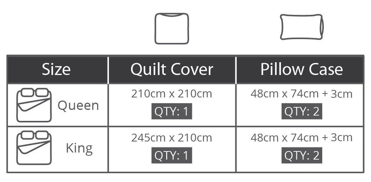 Royal Symphony Vittoria 100% Cotton Quilt Cover Set - Aussino Malaysia