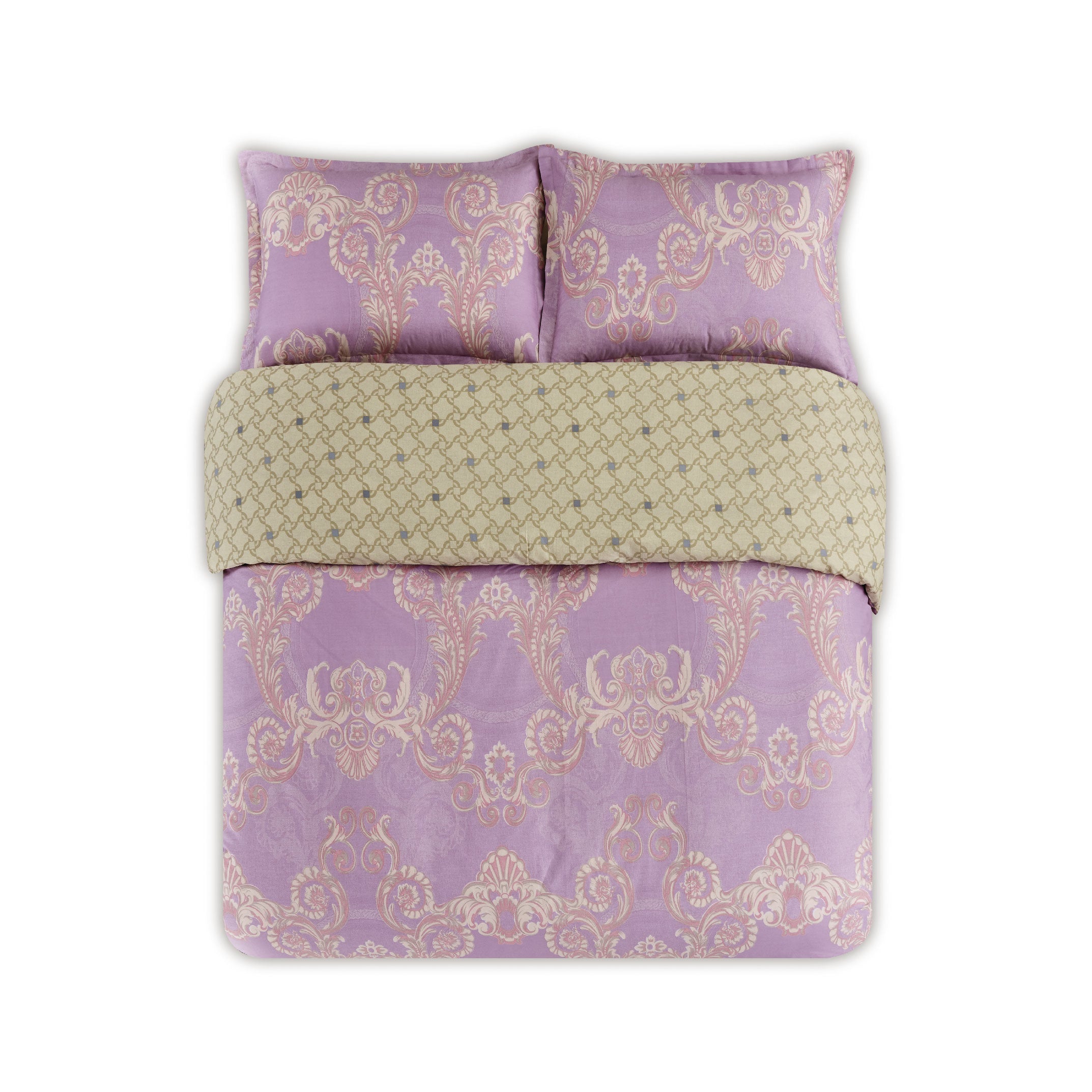 Royal Symphony Vittoria 100% Cotton Quilt Cover Set - Aussino Malaysia